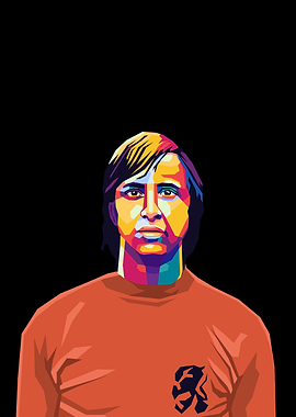 Johan Cruyff Pop Art