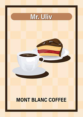 Mont Blanc Coffee & Cake