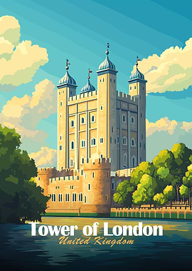 Tower of London Illustration