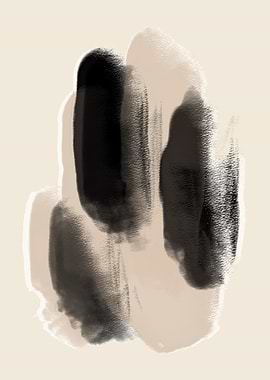 Abstract Mocha Paint Dots