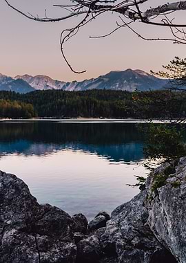 Eibsee at Sunrise