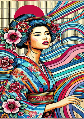 Geisha in Kimono