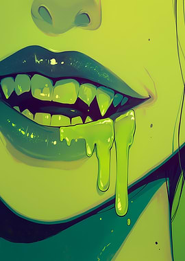 Green Slime Dripping