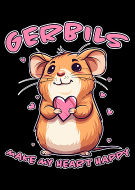 Gerbil Love Graphic