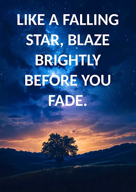 Falling Star Quote