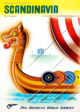 Scandinavia Travel Poster