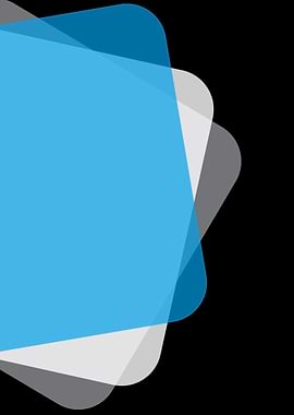 Abstract Blue and Grey Shapes