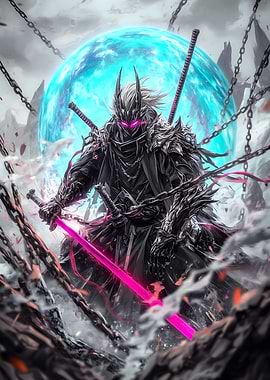 Grey Samurai in Chains