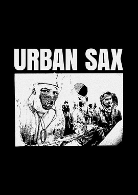 Urban Sax T-Shirt Design