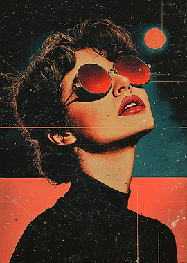 Woman Gazing at the Stars