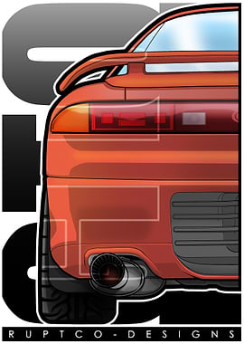 Mitsubishi 3000GT GTO Rear View