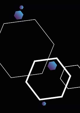 Abstract Hexagon Design