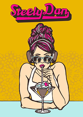 Steely Dan Retro Poster