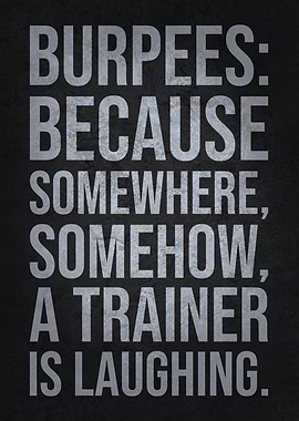 Burpees, Funny Workout, Personal Trainer