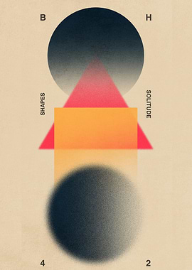 Geometric Shapes Art Print