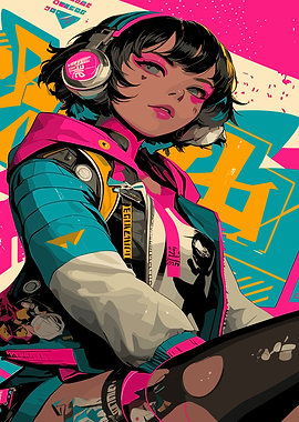 Cyberpunk Anime Girl