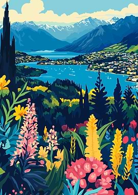 Beautiful New Zealand Minimalist Art