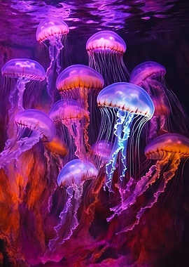 Jellyfish Underwater