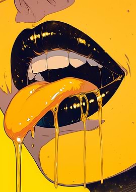 Honey Dripping Lips