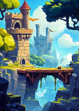 Fantasy Castle Bridge