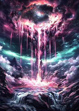 Cosmic Waterfall