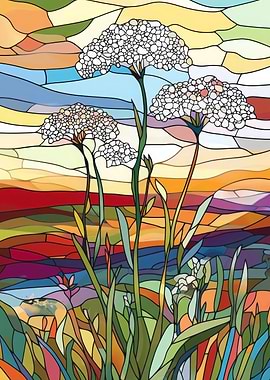 Stained Glass Flowers