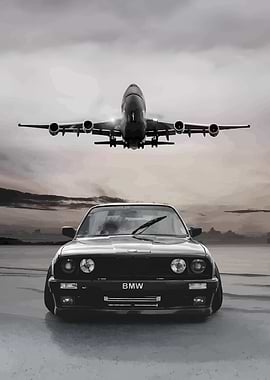 BMW and Airplane