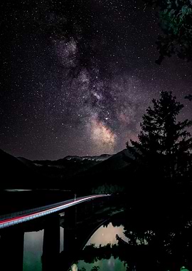 Milky Way Over Sylvensteinsee