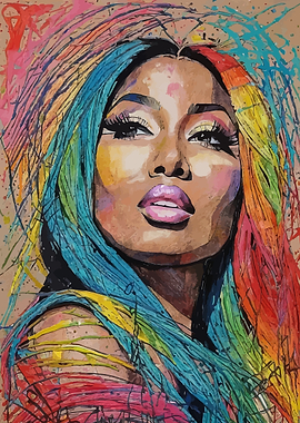 Nicki Lewinski Watercolor Portrait