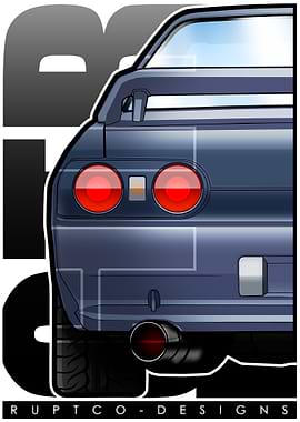 Nissan Skyline GT-R Rear View