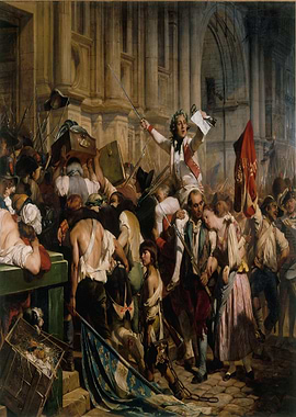 Victors of the Bastille in Front Hôtel de Ville