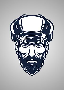Captain with a Beard