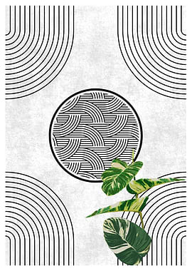 Abstract Geometric Art Print