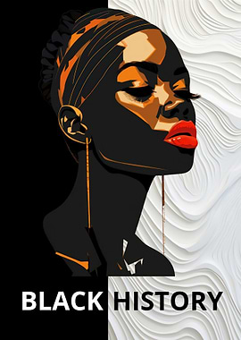 Black History Month African American Woman