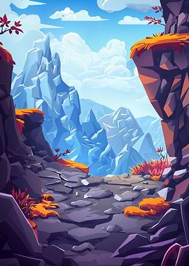 Mountain Pass Landscape