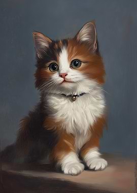 Calico Kitten Portrait