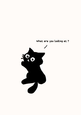 Black Cat Illustration