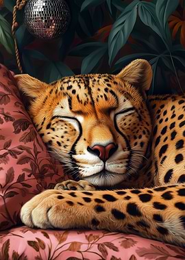 Sleeping Cheetah