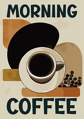 Original Morning Coffee Poster