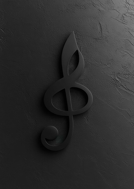Black Treble Clef