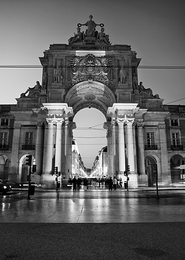 Rua Augusta Arch In Lisbon