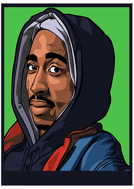 Tupac Shakur Portrait