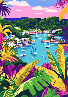 New Zealand Evening Minimalist Art