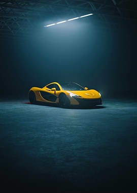 Yellow McLaren P1