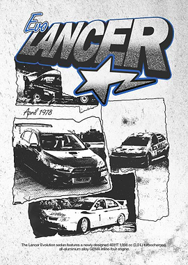 Mitsubishi Lancer Evolution Grunge Style