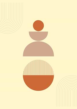 Abstract Geometric Art Print