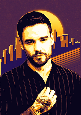 Liam Payne Retro Portrait