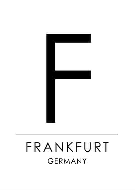 Frankfurt City Typography