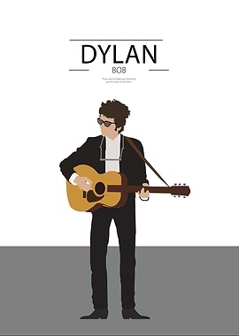 Bob Dylan Illustration