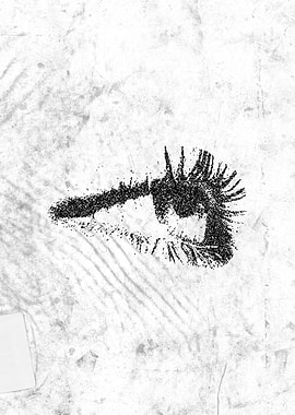 Grunge Eye Art - Distressed Aesthetic Designs